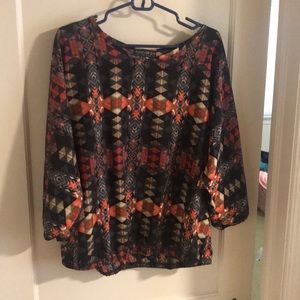 Forever 21 plus size 1X swoop neck top